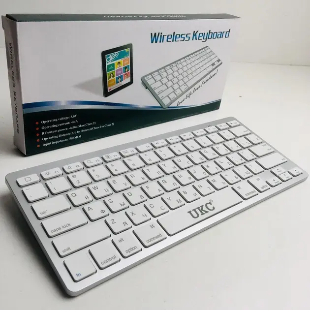 Бездротова Bluetooth клавіатура Wireless Keyboard X5 - Зображення 6