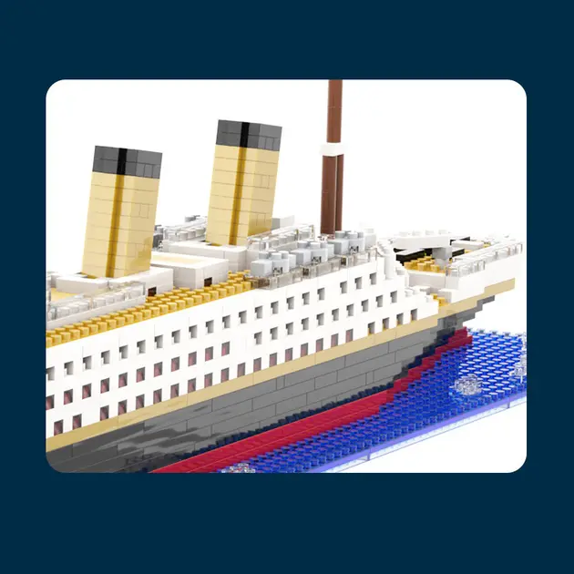 Конструктор корабель Titanic (1878 деталей) - Зображення 4