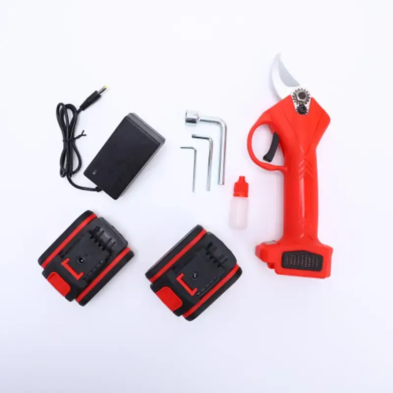 Cекатор у валізі з 2 акумуляторами Secateur 48 В Електричні ножиці - Зображення 5