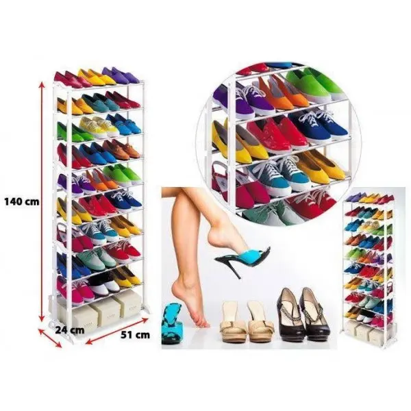 Полиця для взуття Amazing Shoe Rack на 30 пар - Зображення 3