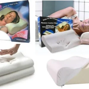 Ортопедична подушка з пам’яттю Memory pillow (меморі пілоу)