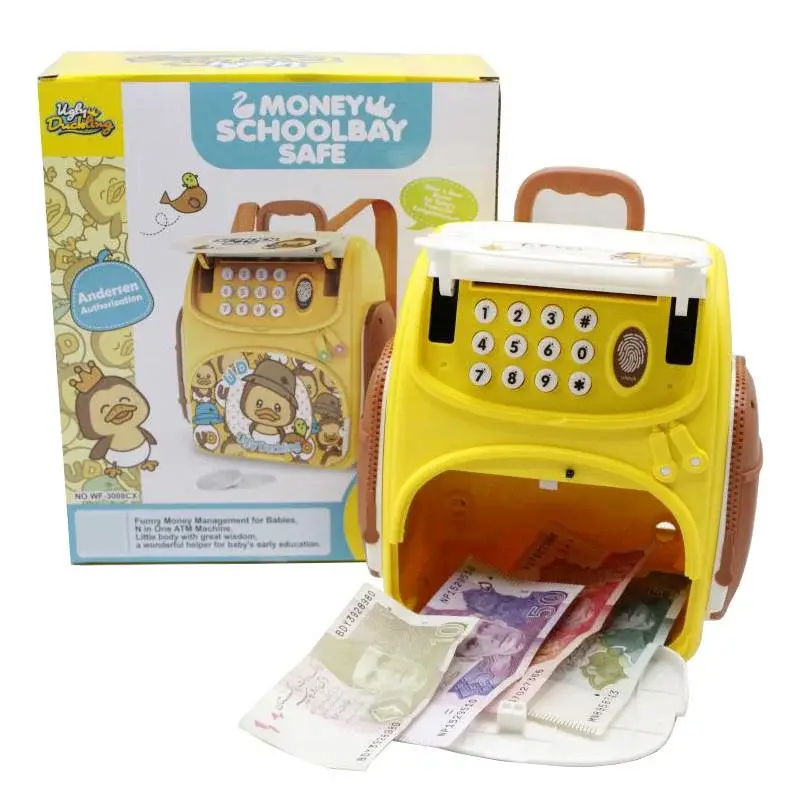 Дитячий електронний сейф-скарбничка SUNROZ Рюкзак Bambi WF-3008CX Ugly Duckling - Зображення 5