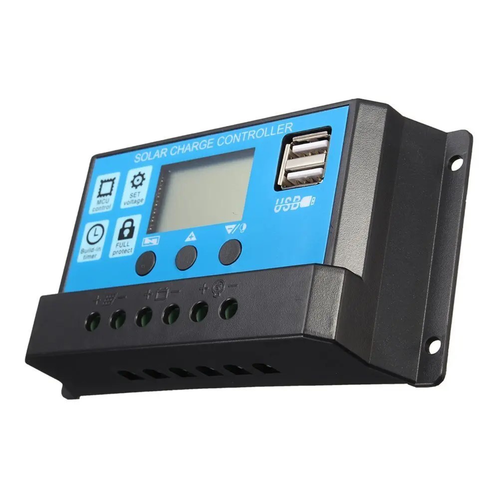 Контролер заряду для сонячної батареї AT15 20A 12V/24V