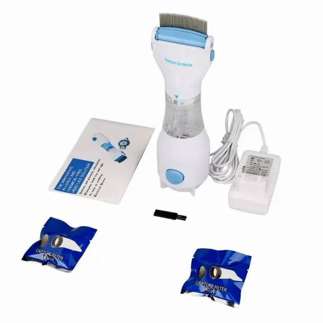 Гребінець електричний для видалення вошей та бліх V-Comb Licetec (TM-38) - Зображення 3