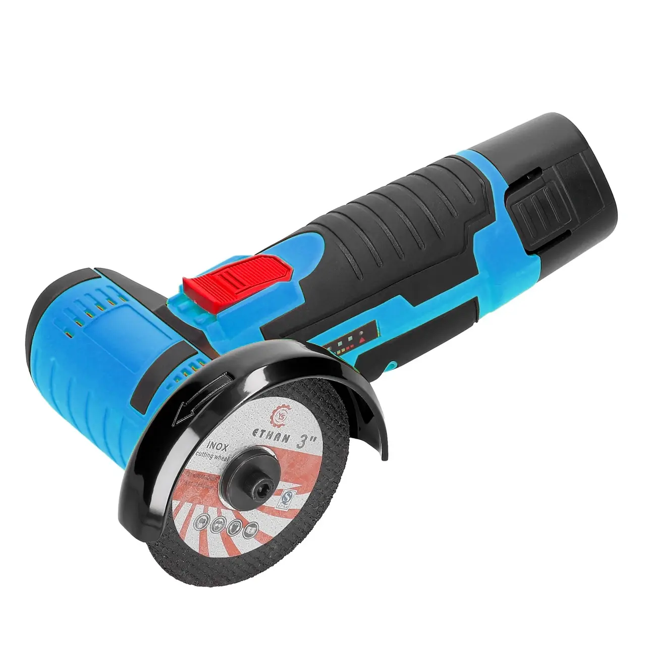 Кутова шліфувальна машина з літієвою батареєю, 19500 об/хв(болгарка) - Зображення 7