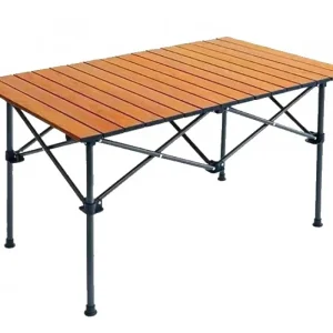 Стіл складаний STD-08 950х550х500мм в чохлі, туристичний, для риболовлі коричневий