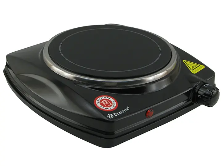 Плита інфрачервона Domotec MS-5851, настільна одноконфоркова електроплита для всіх типів посуду - Зображення 2