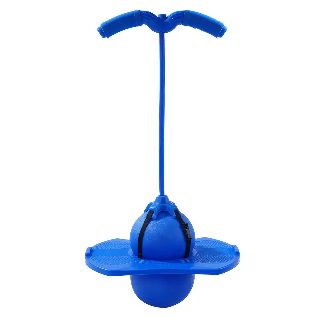 Рожевий Дитячий стрибун-джампінг на резинці (висота 54см, гумова трубка розтягується) - Зображення 2