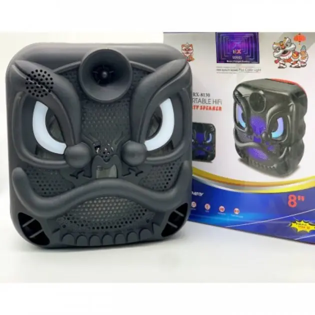 Бездротова акумуляторна колонка з RGB підсвічуванням RX-8130A - Зображення 8