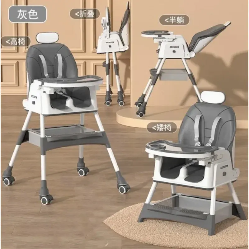 Дитячий складний стільчик для годування 3в1 - Зображення 2