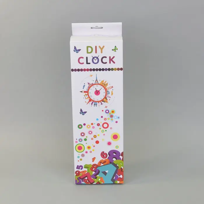Настінний годинник 3D "DIY CLOCK" з цифрами від 60 до 120см Black - Зображення 2