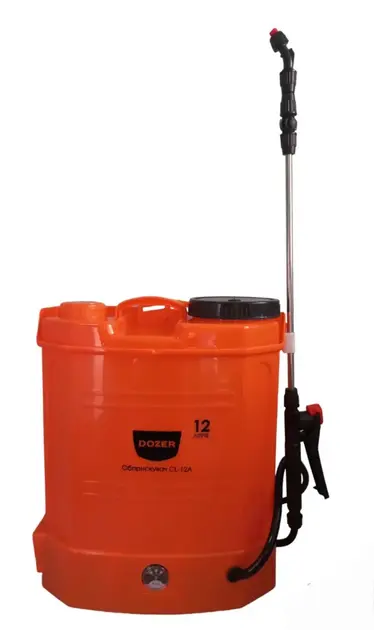 Обприскувач акумуляторний DOZER 12 літрів, Ранцевий електричний обприскувач для саду CL-12А - Зображення 5
