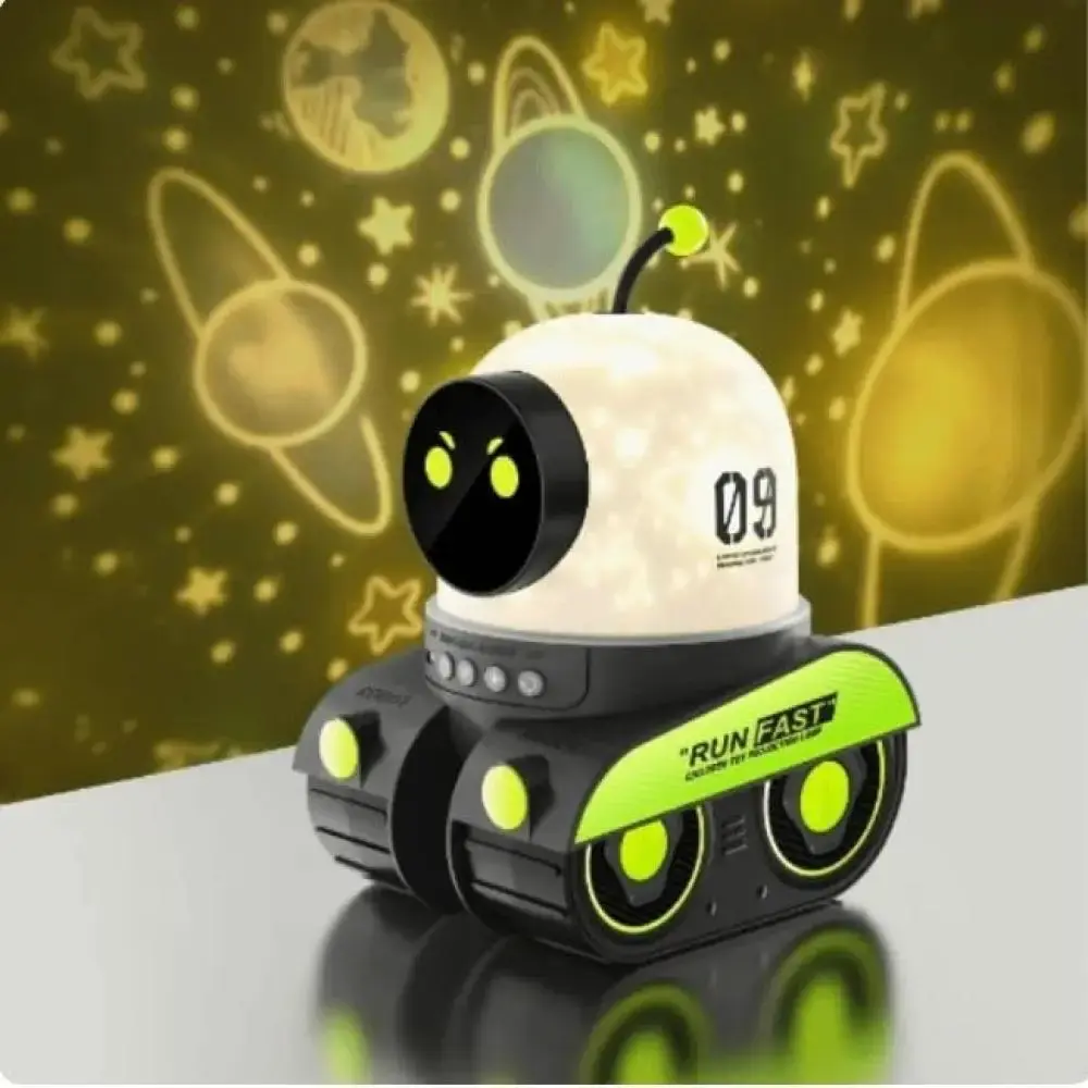 Проектор-нічник "Робот" WH-E03 музичний акумуляторний з Bluetooth та LED-підсвічуванням - Зображення 4