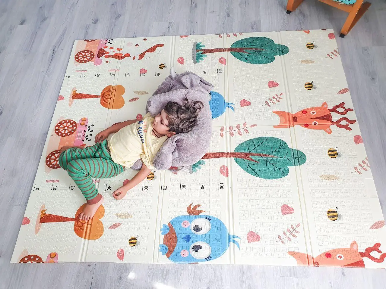Дитячий розвиваючий двосторонній термо килимок 180*150 - Зображення 6