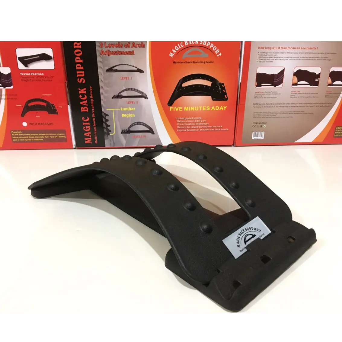 Тренажер для спини та хребта Back Magic Support, масажер для спини - Зображення 2
