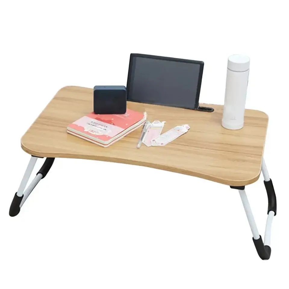 Стіл для ноутбука та планшета M&T Displays складний 60х40х28 матовий під дерево Коричневий - Зображення 8