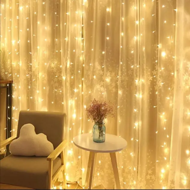 Гірлянда водоспад 320-400L 3X3М із заглуш. (10Х32ЛАМП) теплий RD-7152 - Зображення 4