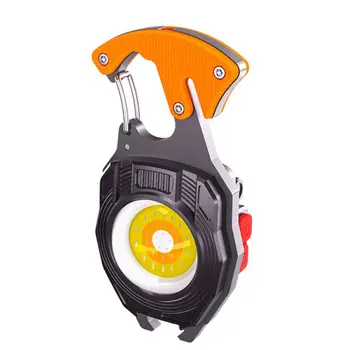 Акумуляторний LED ліхтарик W5147 з Type-C (7 режимів, прикурювач, карабін, ніж, магніт) - Зображення 2