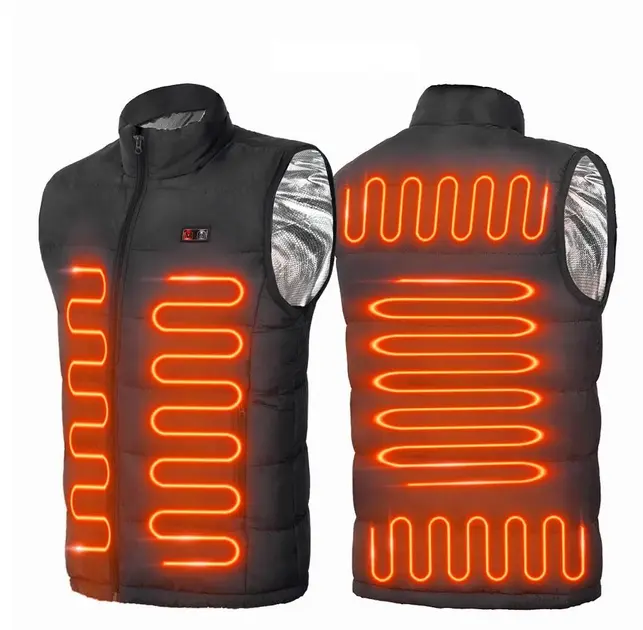 Жилет із USB підігрівом, 9 зон обігріву 4XL - Зображення 3