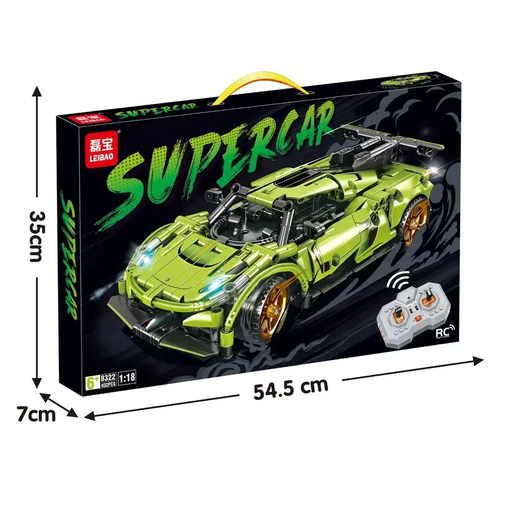 Конструктор LEIBAO автомобіль, Лего конструктор машина на пульті управління - Зображення 5