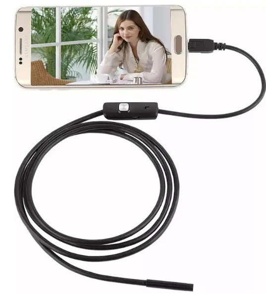 Камера Ендоскоп Android та PC Endoscope, гнучка USB-камера (100P) 2 м - Зображення 4