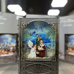 Різдвяна ніч Новорічний музичний нічник-світильник XMAS WDL 24023B