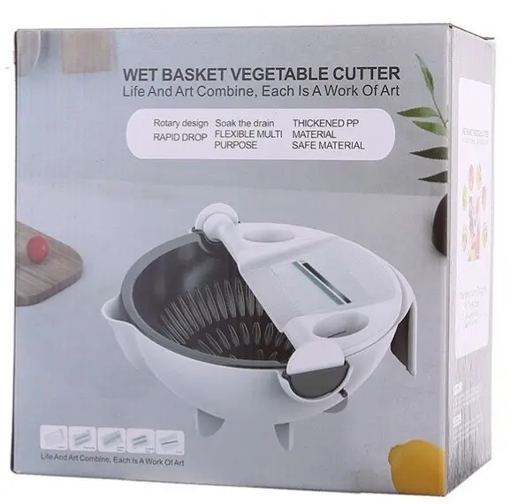 Овочерізка, мультислайсер, тертка basket vegetable cuter - Зображення 4