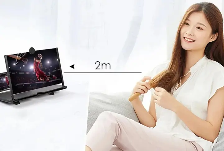 Універсальний збільшувач екрану для телефону 3Д, лупа для збільшення зображення F3 - Зображення 6