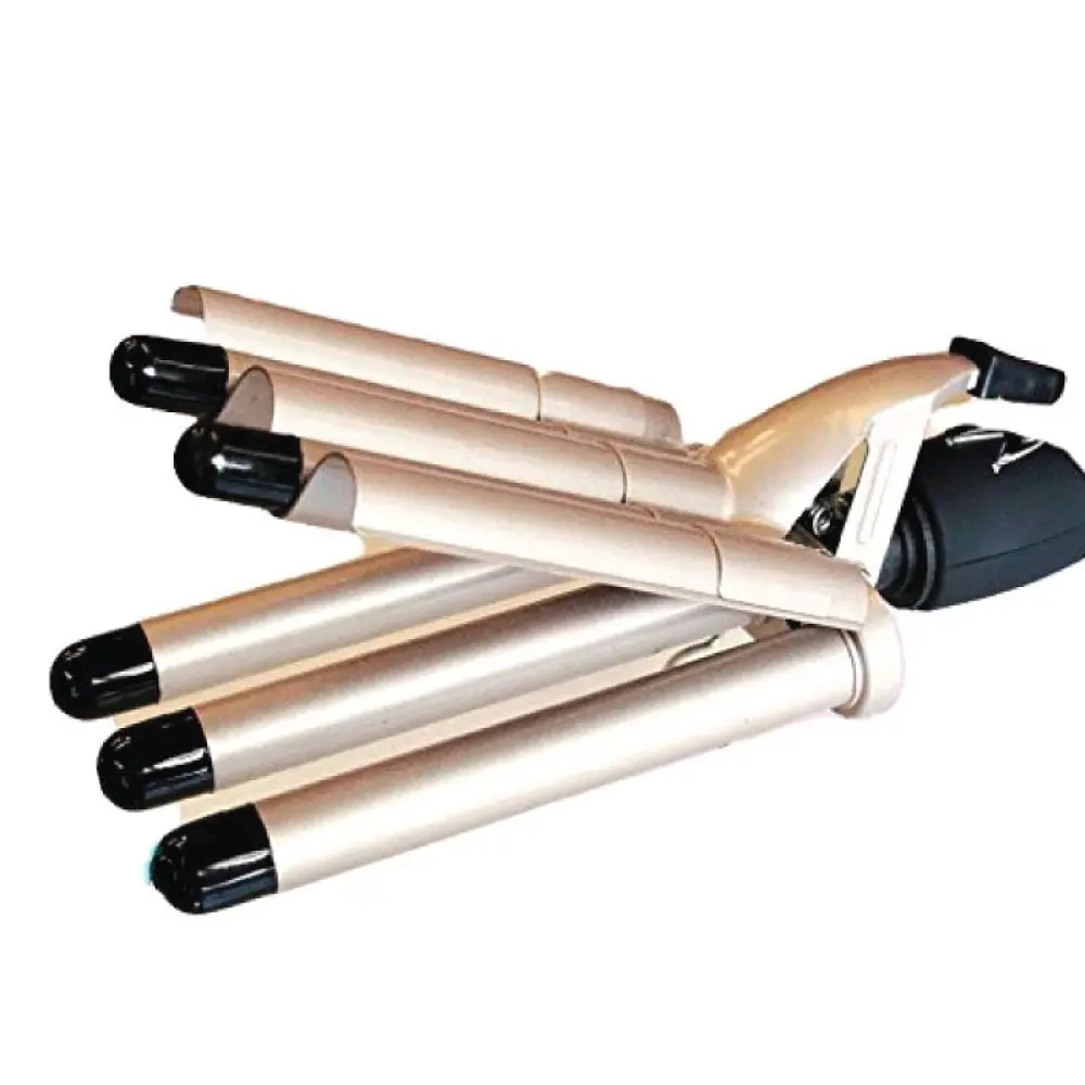 Плойка Хвиля Gemei GM 2933, Щипці для завивки волосся, гофре, плойка п'ять хвиль, накрутка хвиля - Зображення 3