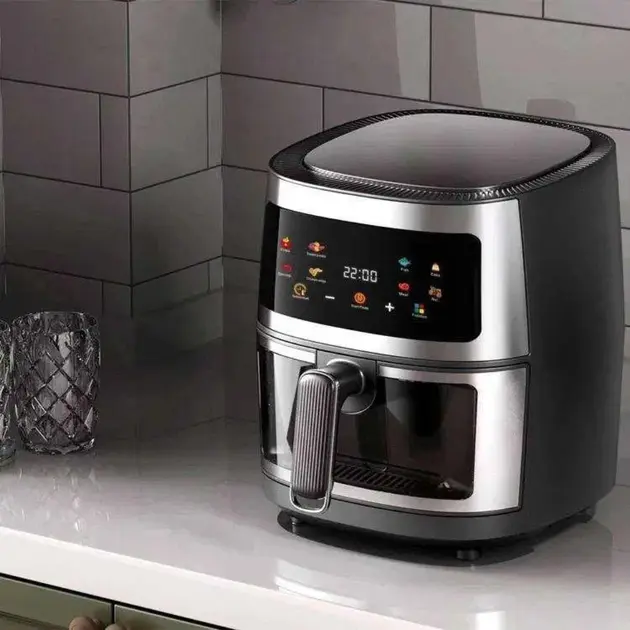 Фритюрниця без олії мультипіч 3500W ZP-111 сенсорна аерофрітюрниця з таймером 7л. - Зображення 5