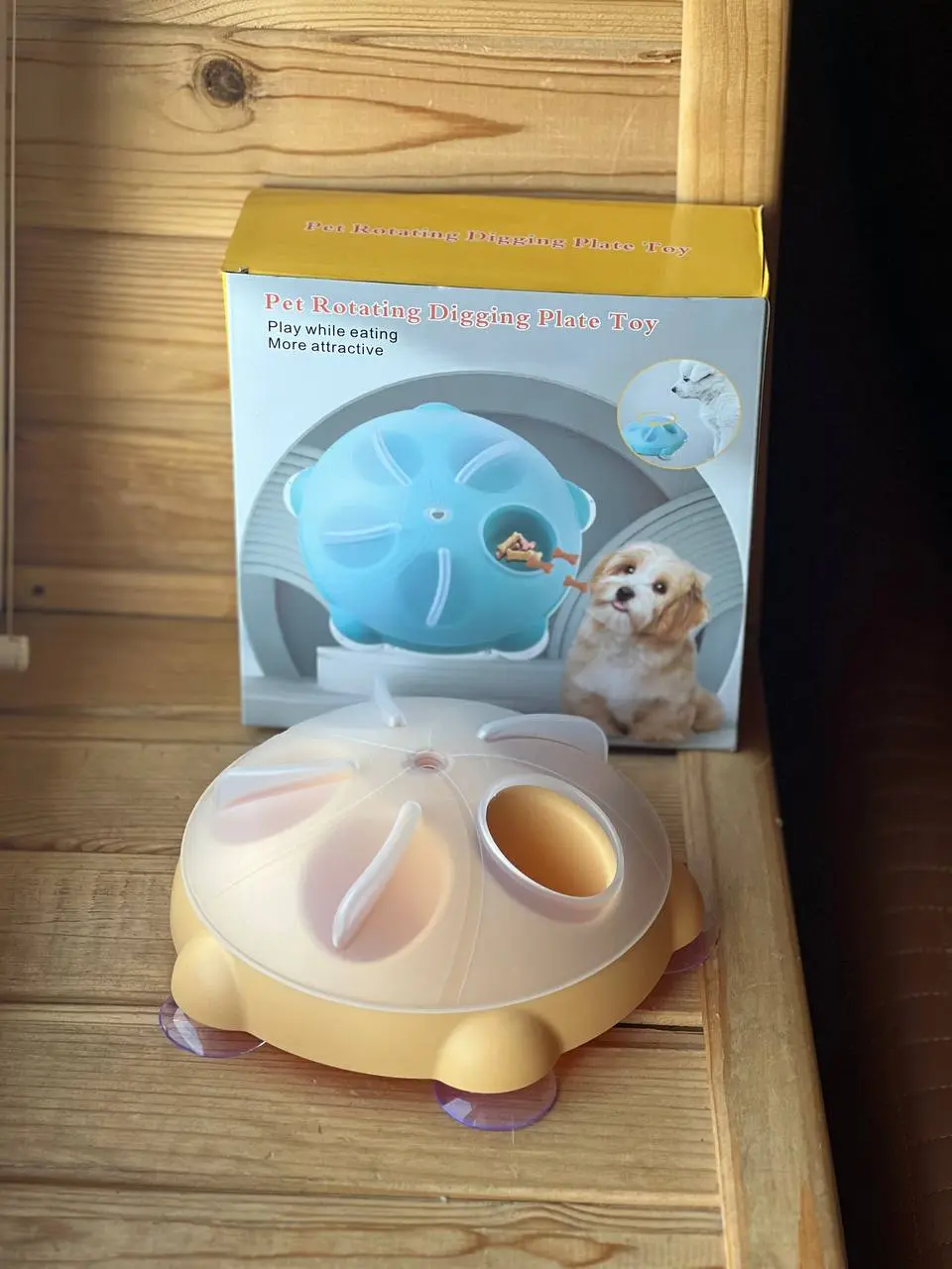 Годівниця для котів з головоломкою що обертається на 360градусів,Іграшка для кота - Зображення 3