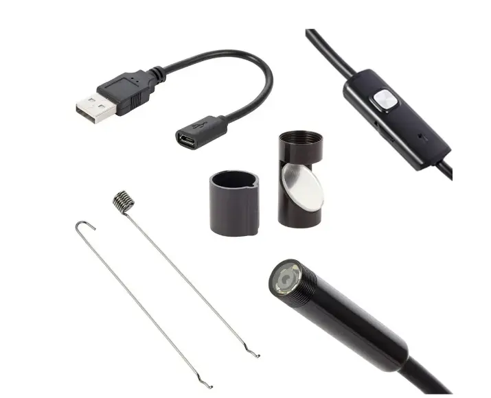 Камера Ендоскоп Android та PC Endoscope, гнучка USB-камера (100P) 2 м - Зображення 2