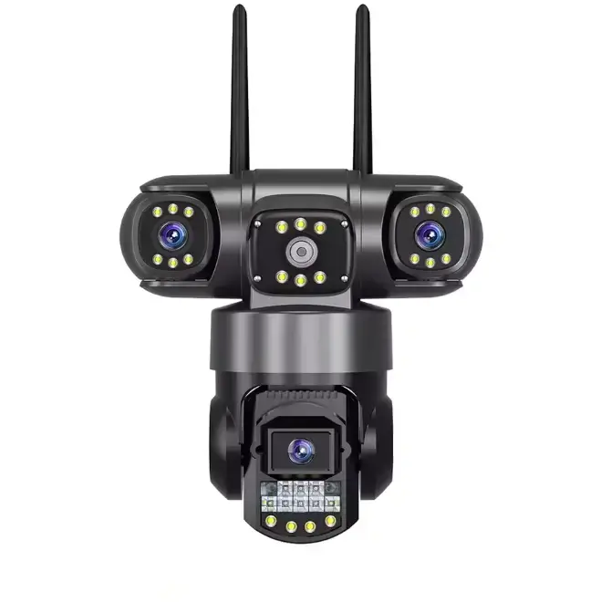 Вулична поворотна 4G IP-камера відеоспостереження EVKVO SC28 V380 Pro | 3 Лінзи | 16MP