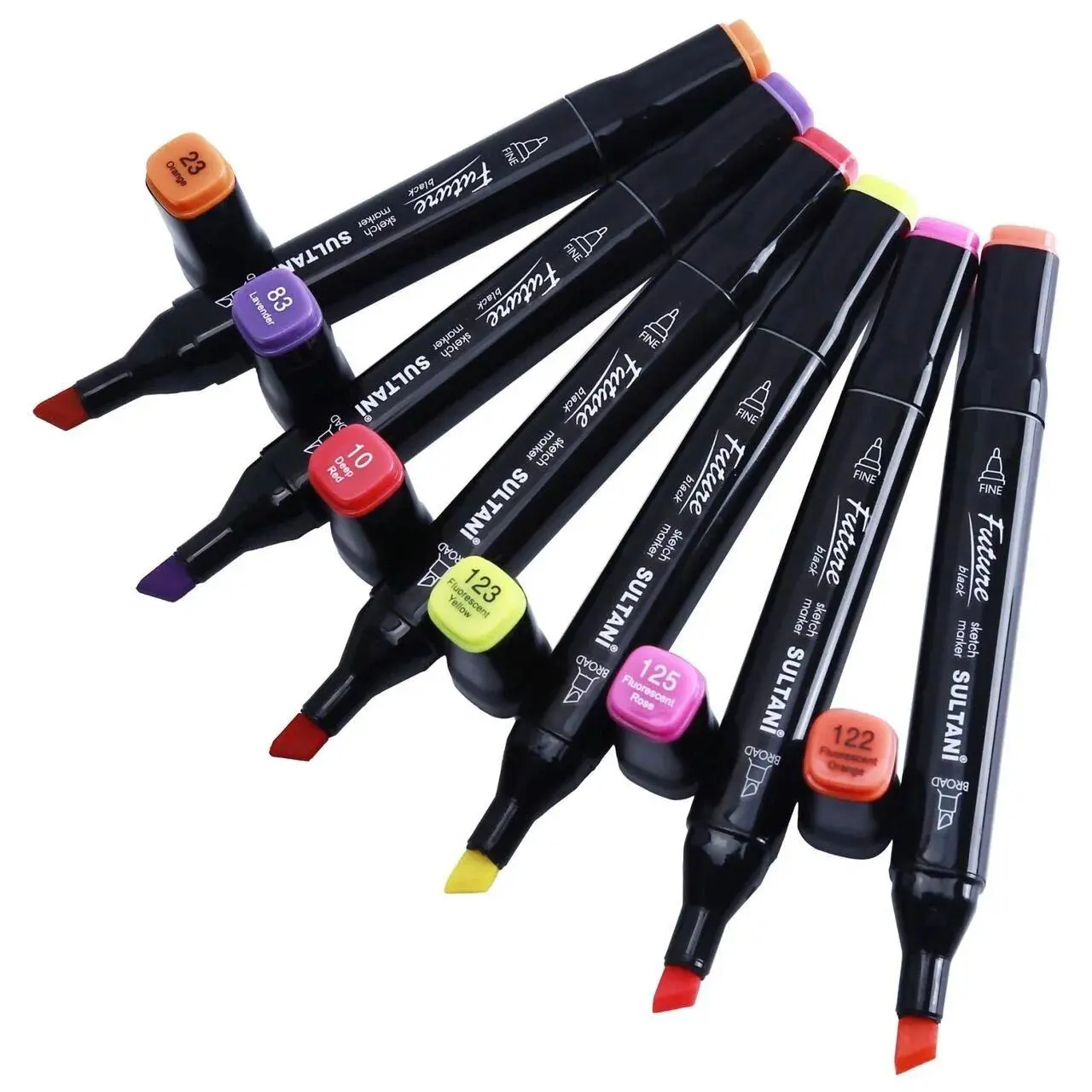 Набір двосторонніх скетч-маркерів для малюванняTouch на спиртовій основі - Зображення 5