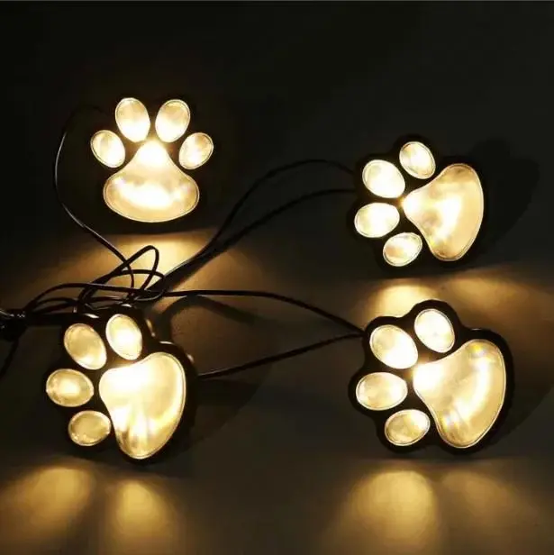 Світильник Solar Paw Print Lights на сонячній батареї 4 шт - Зображення 5