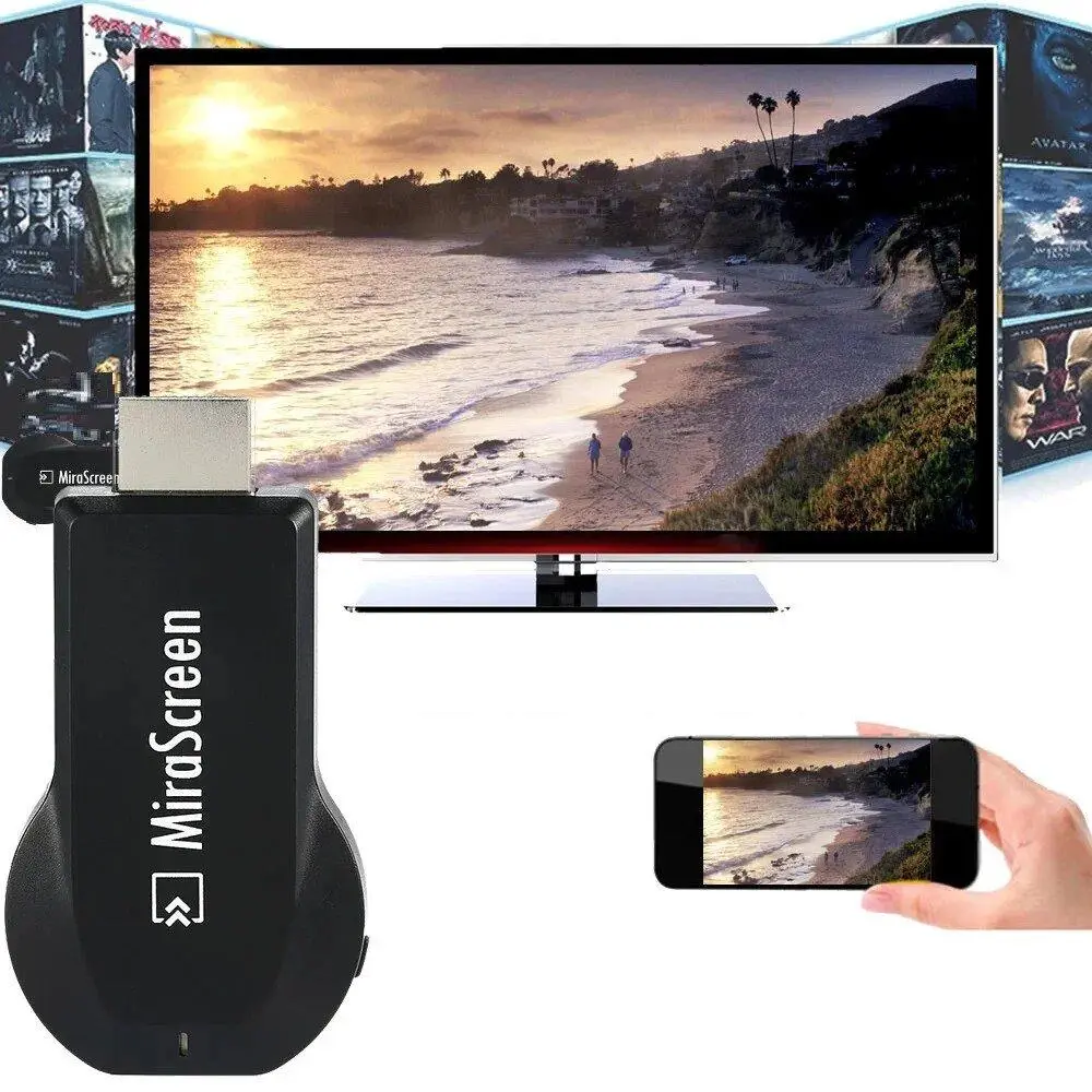 Бездротовий HDMI WIFI адаптер Mirascreen AnyCast M2 Plus