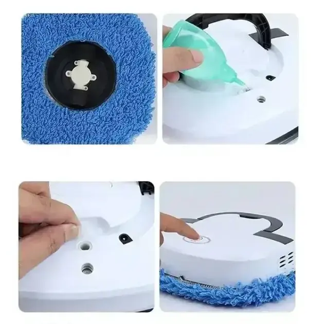 Миючий робот-пилосос для дому SmartBot 2400 мАг/Автоматичний робот пилосос, вологе/сухе прибирання - Зображення 6