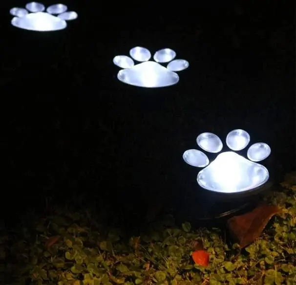 Світильник Solar Paw Print Lights на сонячній батареї 4 шт - Зображення 3