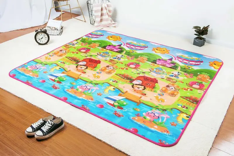 Дитячий килимок, що розвиває Парк розваг /Двосторонній/ Розмір 120*180 - Зображення 2