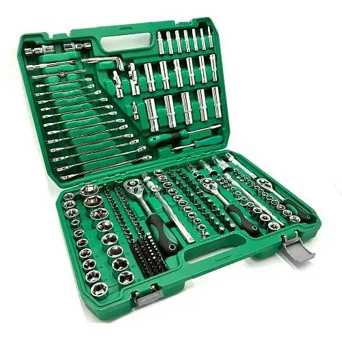 Набір інструментів з тріскачкою 216 предметів у кейсі - Зображення 3