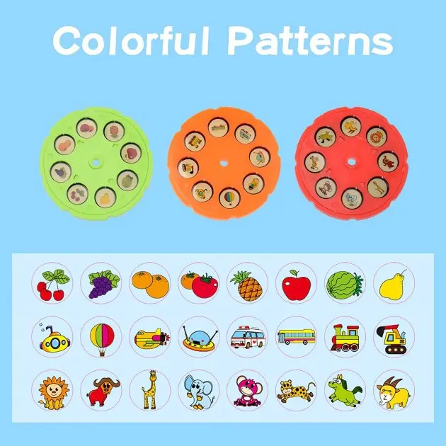 Дитячий стіл проектор для малювання з підсвічуванням Projector Painting 24 Деталі - Зображення 5