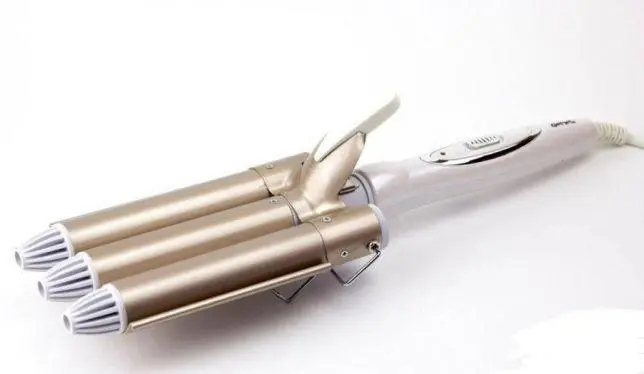Потрійна плойка Gemei 1988, щипці для завивки, стайлер для волосся - Зображення 2