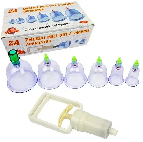 Вакуумні банки 12 штук у комплекті антицелюлітні - Зображення 4