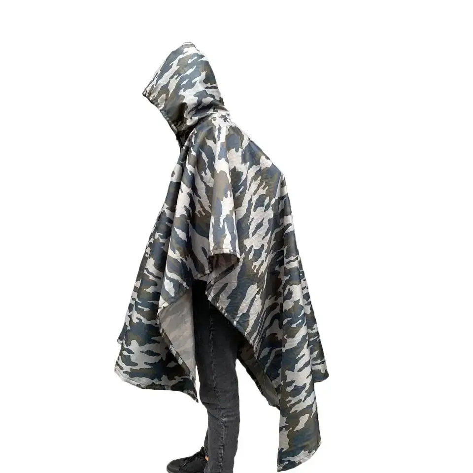 Камуфляжний дощовик військовий, Дощовик Плащ-Намет, Пончо Дощовик для ЗСУ, Дощовик армійський - Зображення 5