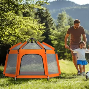 Дитячий манеж-намет складний з москітною сіткою