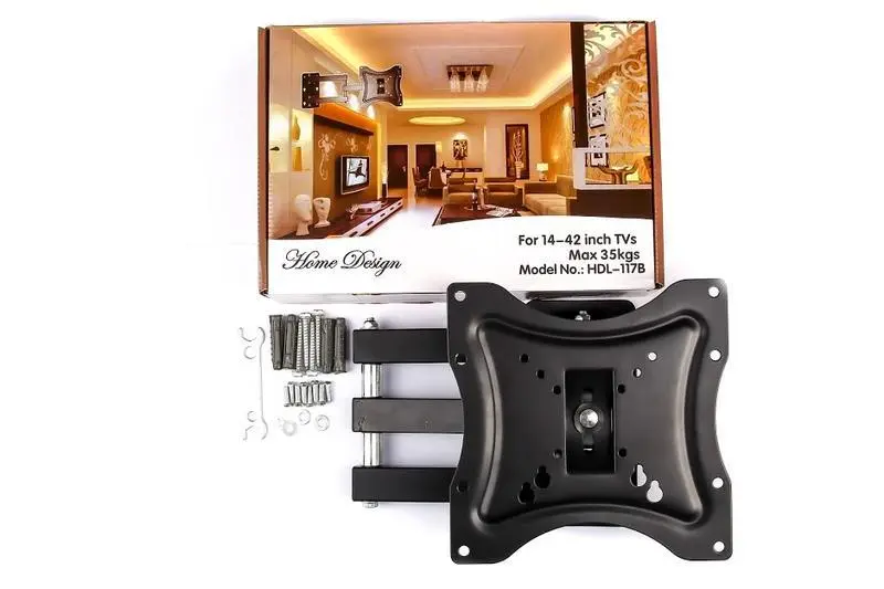 Кронштейн для телевізора з поворотом 14-42 дюйми, Настінне кріплення для TV, кріплення для телевізора - Зображення 5