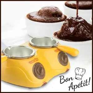 Електричний набір для фондю з двома чашами Chocolatiere