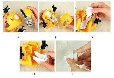 Дозатор зубної пасти Міньйон Brush Holder - Зображення 3