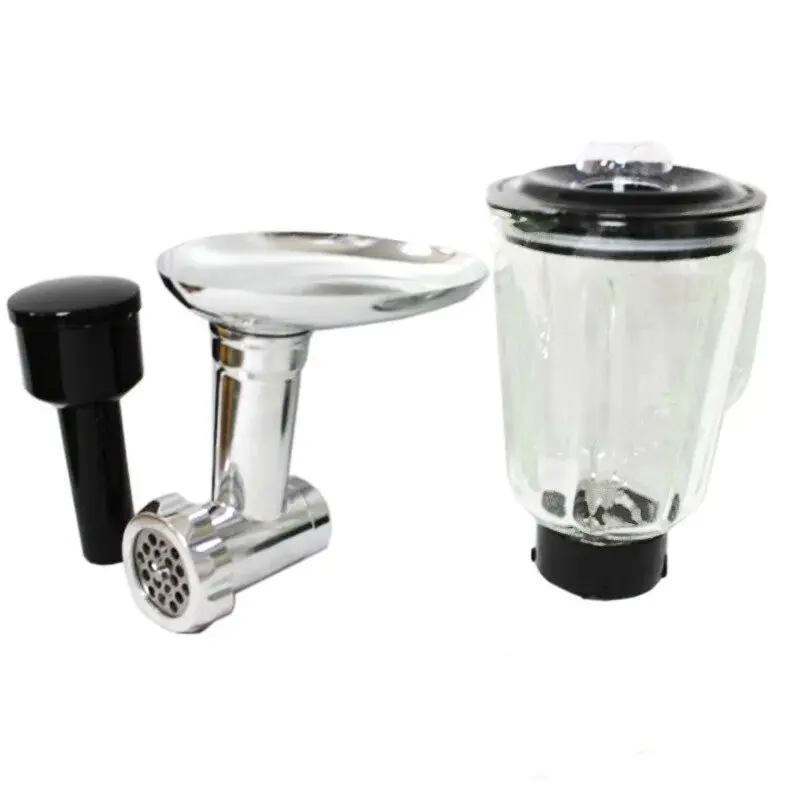 Кухонний комбайн 3 в 1 Rainberg RB-8080 Тістоміс / М'ясорубка / Блендер / Планетарний міксер 4200В - Зображення 3