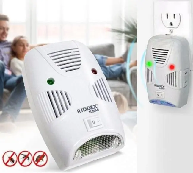 Ультразвуковий відлякувач мишей комах Pest Repelling Aid Riddex, Електромагнітний відлякувач гризунів - Зображення 4